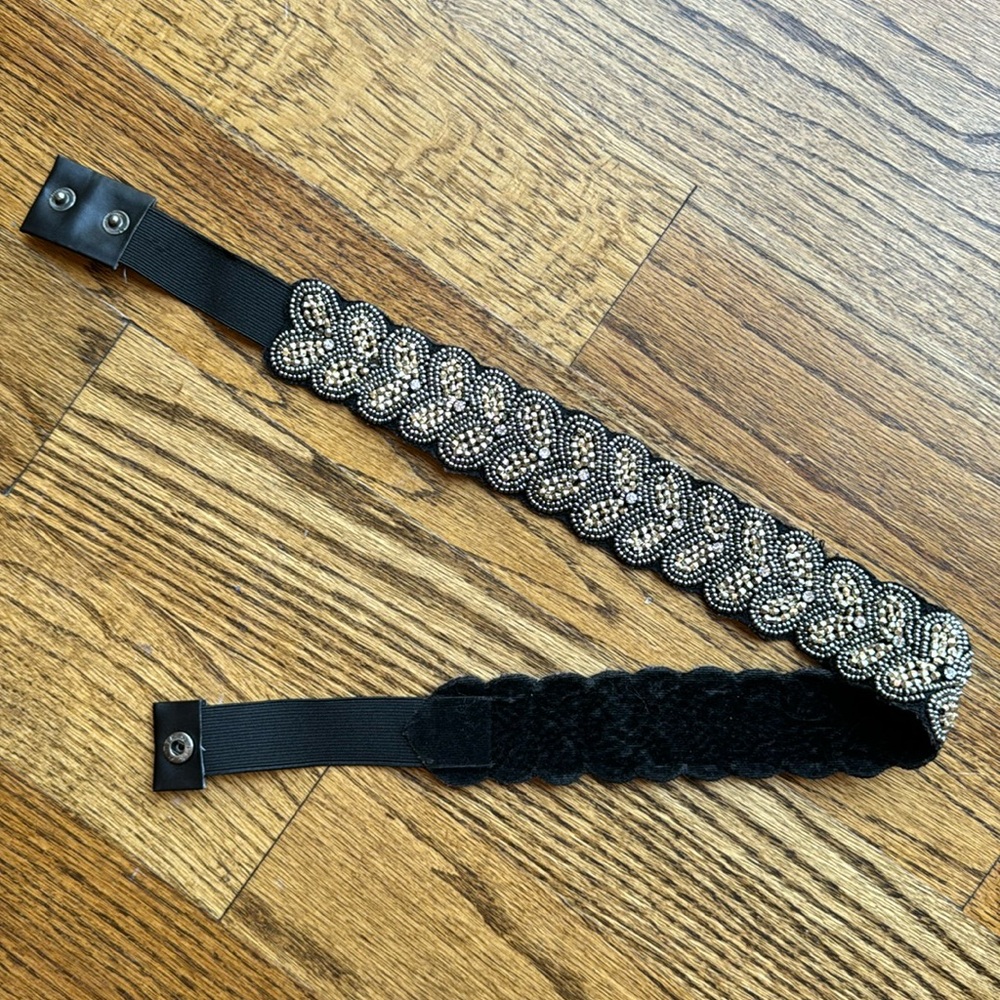 Rhinestone, stoned WAIST BELT FRANCESSCAS s/m black/ grey stones! 🖤